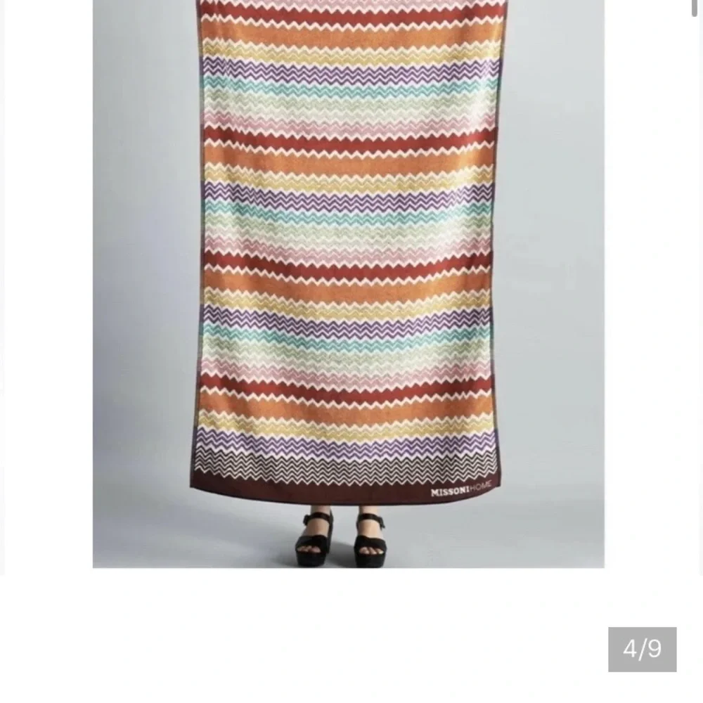 Missoni RUFUS Zigzag Towel - Orange, Pink, Purple, Yellow, Green, Burgundy